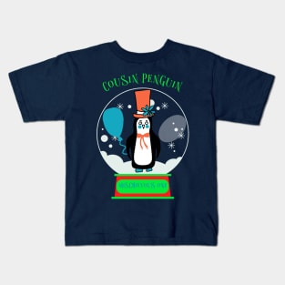 Matching Christmas for Family, Cousin Penguin The Mischievous one Kids T-Shirt